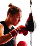 20151017 R. Rousey - Speed Bag 002